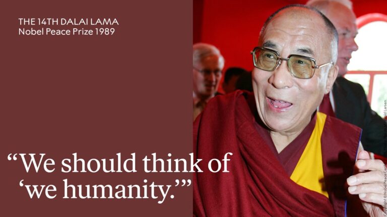 Dalai Lama Pleads For We-Humanity