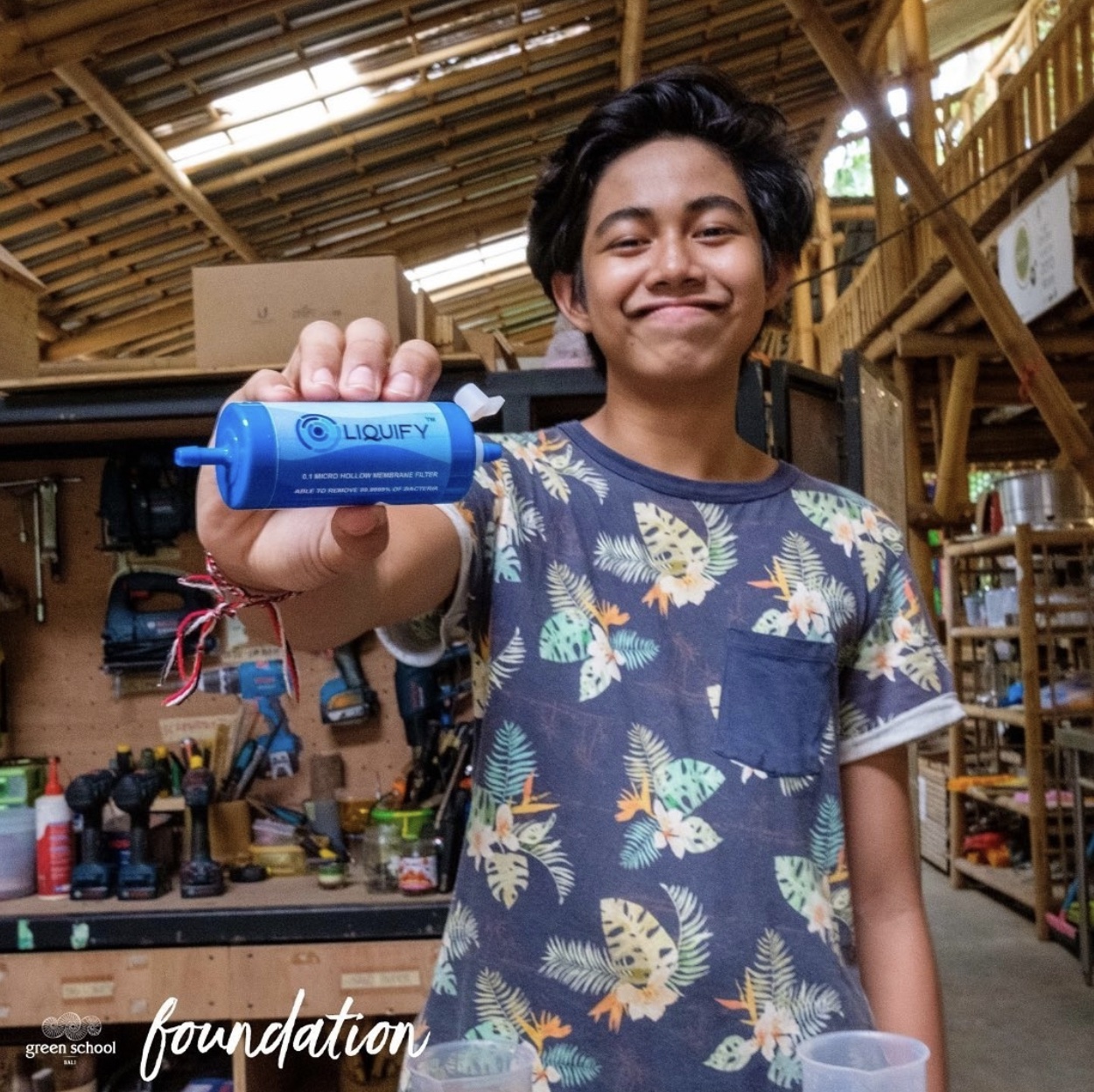 Green School Student Brings Clean Water To Bali