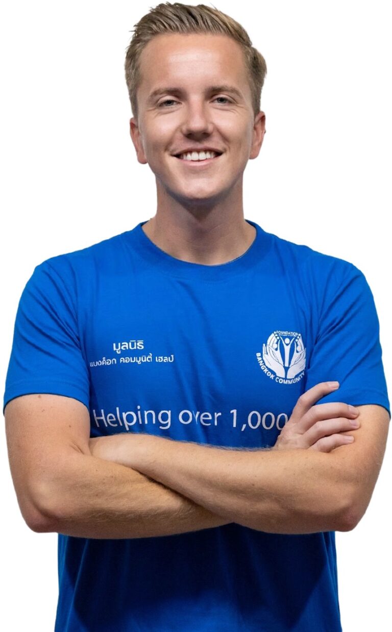 Friso Poldervaart of the Bangkok Community Help Foundation